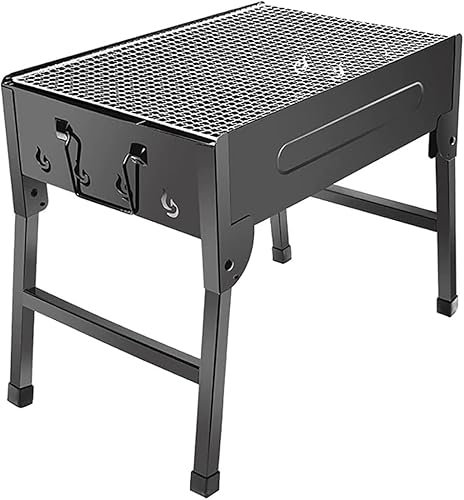 MYVVKIA Parrilla de Barbacoa Plegable Parrilla de Barbacoa al Aire Libre Parrilla de carbón portátil Parrilla de Barbacoa de Escritorio para Picnic de 3 a 5 Personas Utilizado en