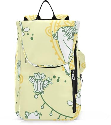 Foiosoh Grand sac de rangement pour raquette de tennis, badminton, cactus occidental, sac de gym, sac à dos de voyage pour femmes, hommes, adolescents