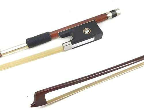 Professioneller Geigenbogen 4/4-1-16 Violinbogen Brasilianischer Ebenholzbogen Frosch-Rundbogen Geeignet Für Violinanfänger Und -spieler(4/4)