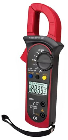 iplusmile Digitales Zangenmultimeter DC Ampere Tester mit Präziser Messung Multifunktionales Strom- und Spannungsmessgerät für Industrie und Gewerbe