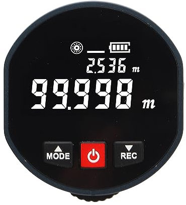 Metro a Nastro Digitale Righello 0 a 99,999 M Misuratore di Distanza a Rullo Portatile Telemetro Elettronico Misuratore di Distanza