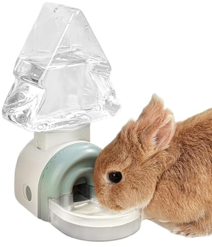 Bebedero para Conejos | Bebedero Automático para Animales Pequeños,Fuente De Agua Automática con Forma De Pino Colgable 520ml para Gatos, Conejos, Hurones Y Erizos