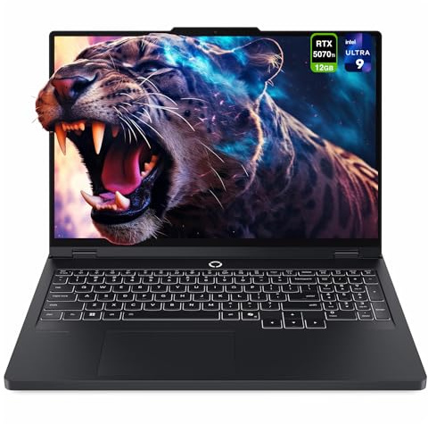 Lenovo Legion Pro 5i Gen 10 Gaming Laptop, Intel Ultra 9-275HX, RAM DDR5 da 32 GB, SSD PCIe da 2 TB, display WQXGA (2560 x 1600), Nvidia G-Force RTX 5070Ti, retroilluminazione RGB a 24 zone, W11 Home