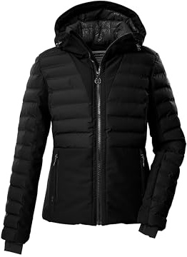 Killtec Damen Ksw 115 Wmn Ski Qltd Jckt Ski-Steppjacke/Funktionsjacke mit Kapuze und Schneefang
