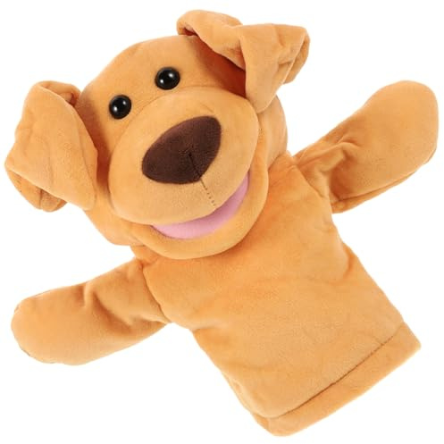 Gogogmee Hunde Handpuppe Aus Pp Baumwolle Und Stoff Pädagogische Tierhandpuppe Für Kinder Und Kleinkinder Großes Hohles Stoffspielzeug Für Puppentheater Und Interaktives Spielen