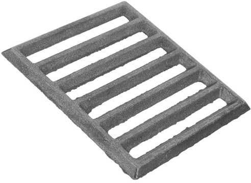 ADOCARN Cast Iron Bbq Grill Grate Rectangle Fire Grate for Outdoor Cooking Fireplace Use Thickened Rack with Quick Heat Distribution and Clean Nonstick Surface