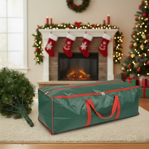 Large Premium Christmas Tree Storage Bag, Fits up to 9ft Tall Tree, Zip and Heavy Duty Ideal for most Xmas Trees