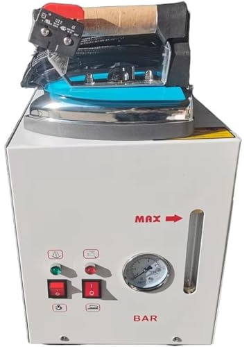 ZenSeFarin Vaporizador Industrial para Ropa,Estación Profesional De Hierro De Acero Inoxidable con Tanque De 4 litros,Caldera De Vapor De Mano Ajustable para Tiendas De Ropa Y Lavandería