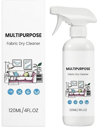 Limpiador de Sofás 120ml Quitamanchas Potente y Rápido | Limpiador en Seco para Tapicería y Muebles Para Alfombras, Colchones, Asientos, Sillas, Camas, Alfombrillas, Autocaravana,
