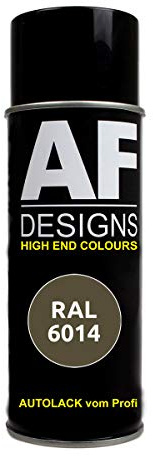 Alex Flittner Designs RAL vernice spray auto bomboletta spray RAL 6014 giallo opaco