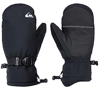 Quiksilver Mission - Snowboard/Ski Mittens for Boys - Snowboard-/Skifäustlinge - Jungen - M - Schwarz.