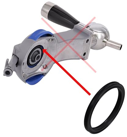 Snapworld-Kaffee Economy Pack of 2 Seal O-Ring Large Between Beer Barrel and Tap Unit Compatible with Philips Perfect Draft Beer Dispenser HD3610 HD3620 HD3720