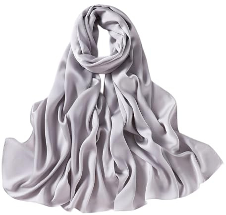 Lina & Lily Damen Schal Stola aus Premium-Satin für Hochzeit Abend