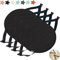 1/2/4 Confezioni Diametro 30cm/33cm/35cm/40cm/45cm Cuscini per Sedia, Cuscino per Sedia da Pranzo Rotondo, Cuscini per Sedie Antiscivolo con Ganci Elastici(G7,4pc:30cm/11.8in)