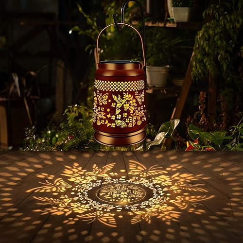 KY&BOSAM Solar Lanterns Outdoor Waterproof Hanging Solar Lights for Garden