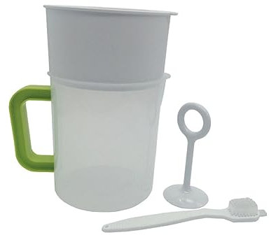 Amosfun Nussmilch Satz Aus Lebensmittelechtem Material Mit Presswerkzeug Und Nussmilchbeutel Ersatz Für Sojamilch Und Joghurt in Haushaltsküche 1,5 l Filterset