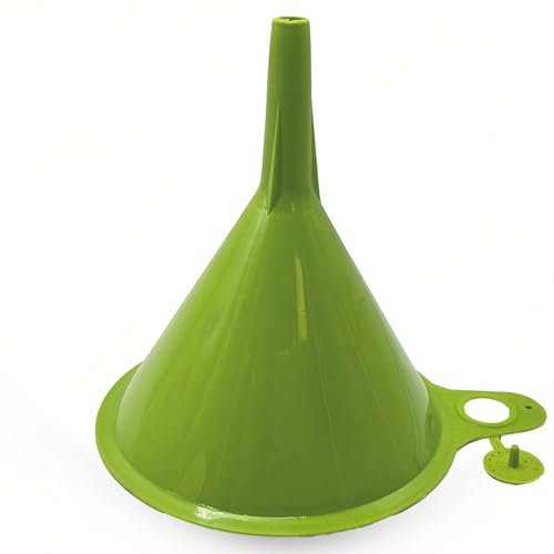 Sicignano | Imbuto in Plastica, Resistente e Versatile, per Travaso Liquidi, Uso Domestico e Lavorativo, Colori Assortiti (Ø16 cm, 1 Pezzo)