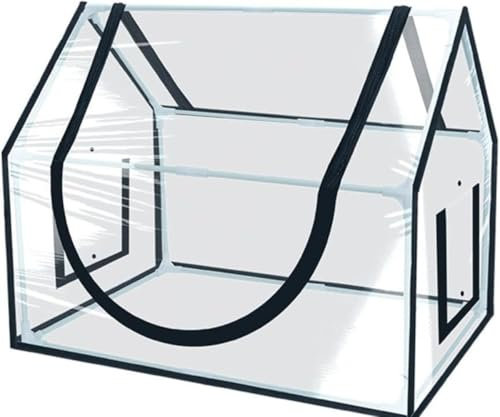 Piccola serra da giardino per esterni, mini serra in PVC trasparente impermeabile, adatta per balcone, isolamento antipioggia, mini serra da giardino, 60 x 50 x 41 cm
