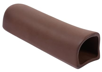 BESTonZON Tunnel Aquarium Céramique Abri pour Crevettes Et Poissons Décoration Compacte pour Aquariums Eau Douce Mer Habitat Interactif