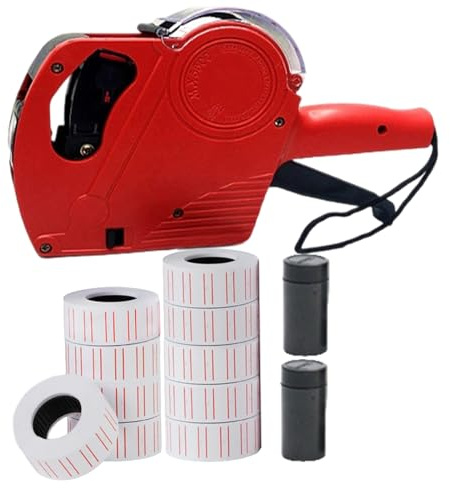 Hand Label Gun Label Marker - 8 Digits Device Labeling Sticker Kit Applicator Label Kit For Retail Grocery Use | Etique