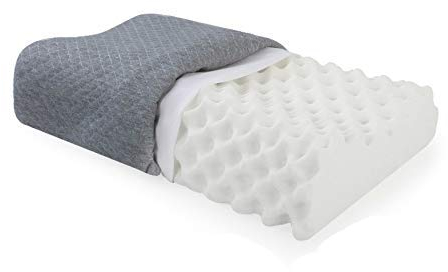 XBSLJ Antischnarchkissen Kissen Orthopädisches Naturlatex-Kissenbett Schlafen Ergonomisch Weicher Halshals Schützen Sie Massagekissen
