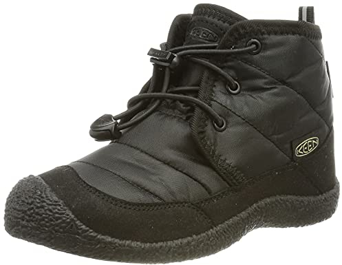 KEEN Unisex Kinder Howser 2 Chukka Waterproof Chukka Boots, Black/Black, 37 EU