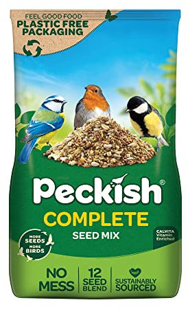 Peckish 60051333 Complete Seed and Nut Mix for Wild Birds, Green,3.5kg