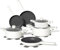 JEETEE Topfsets Pfannenset 14-Teilig,topfset induktion Pfanne 18/20/24cm,Tiefe Bratpfanne kochtopf 18/20/24cm,Antihaft-Beschichtung mit Deckel,für alle Herdaten,PFOA-frei
