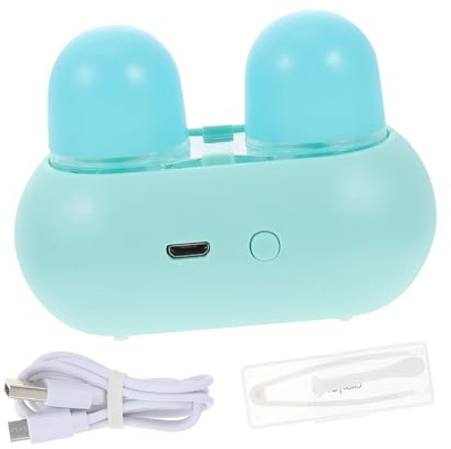 PartyKindom 1 Set Rengöring Av Kontaktlinser Elektriska Kontakter Renare Usb Kontaktlinsrengörare Bärbar Kontaktlinsrengörare Elektronisk Kontaktrengörare Avgiftsbelagd Kanin Pvc Resa