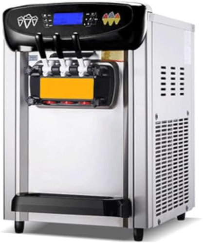 GXLDIANPU 12L Ice Cream Machine, 2200W Electric Flavor Frozen Yogurt Machine, Hourly Output 400/hour, Hybrid Low Alarm Function, for Restaurant Snack Bar