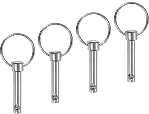 M METERXITY Goupilles Dégagement Rapide 6mm 26mm L Utilisation 32mm L 4Pcs