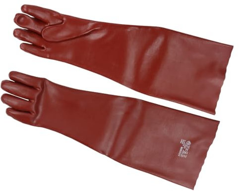 Säurehandschuhe aus PVC für Herren (Größe 10-12) für Varroa Oxalsäure Ameisensäure Behandlung Imkerei Imkerei