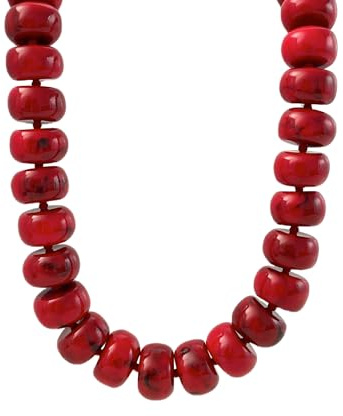 PanLuca Miniature Glass Bead & Oversized Multi-Color Resin Bead Statement Necklace - 17+3 Extender Chain Chunky Eye-Catching | Bold Fashion Jewelry Gift for Women