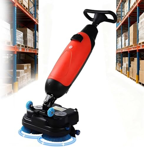 Floor Buffer Polisher Machine, Cordless Electric Dual Brush for Efficient Cleaning, Multi-Functional Floor Washer for Home and Commercial Use