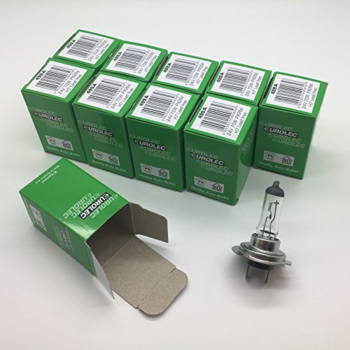 10 x Eurolec H7 499A Halogen Headlamp Headlight Truck Lorry Bulb 24v 70w PX26d
