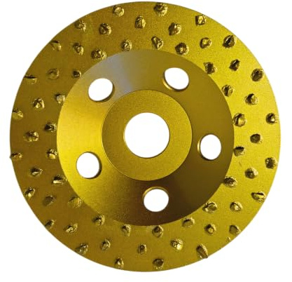 HM Schleiftopf, Hartmetall Schleifteller, Schleifscheibe Ø125mm (Körnung: mittel)