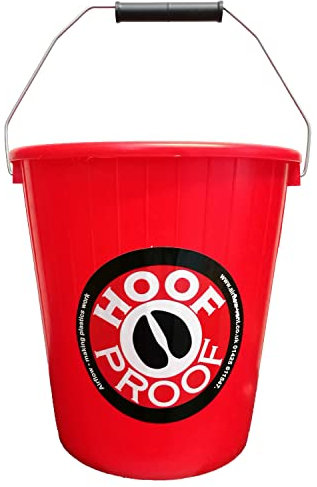 Airflow Eimer für Waden/Allzweck, Hufschutz, 5 l, Rot