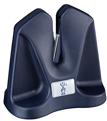 Opinel - Afilador Manual Compacto - Para Todo Tipo de Cuchillos (de Cocina, de Bolsillo, etc.) - Ángulo Autoajustable, Patines de Estabilización, Fácil de Usar