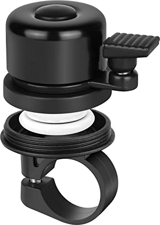 Ainiv Campanello antifurto per bicicletta, per Apple AirTag, anello in rame con suono forte per manubrio da 22 mm, adatto per bambini e adulti