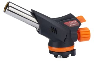 VR7 - Reliable Gas Blow Torch - Perfect Butane Torch for Cooking and Camping, Adjustable Flame, Ideal for BBQ, Baking, Gas Torch Essential Kitchen Gadget for Home Chef
