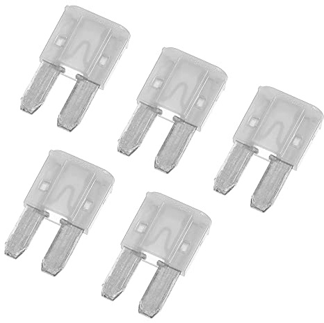 QUARKZMAN 5 uds 25A 25Amp Coche Pequeña Hoja Fusibles para Barco Camión Motocicleta Blanco