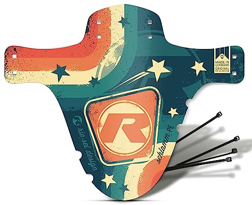 Riesel Design - MTB Schutzblech – Mudguard Schlamm:PE für Mountainbikes | ultraleichter Spritzschutz, Kotflügel & Schmutzfänger am Fahrrad – für 20–29 Zoll, Downhill, Enduro, XC & E-Bike geeignet