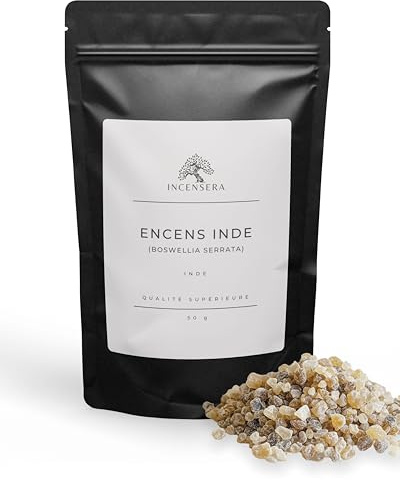 Weihrauch zum Räuchern 50 gr aus Indien Boswellia Serrata – Hochwertiges Räucherharz für Raunächte & Rituale Naturreines Rauchwerk für Entspannung & Meditation Frankincense Tütsü