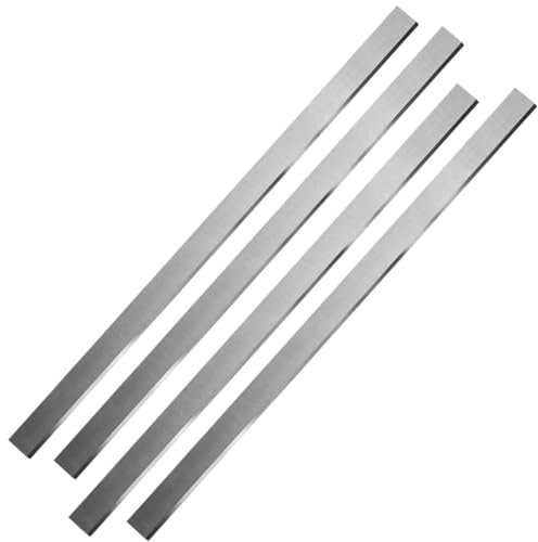 IkErna 610-630 Mm, Lame per Piallatrice Hss, Coltelli per Piallatrice, 24 Pollici, 25 Pollici per Piallatrice a Spessore per la Lavorazione Del Legno, Set Di 4 Pezzi/610 * 25 * 3.0Mm