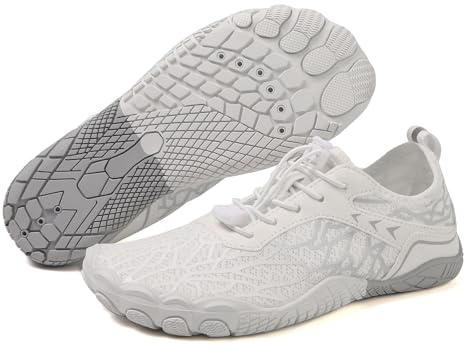 Hike Barefoot Footwear Women Men Pro Barefoot Shoes with Wide Toe Box Healthy & Non-Slip Hiking Shoes Unisex Women Water Shoe Men Outdoor Athletic Lightweight Breathable Comfy Athletic Footwear