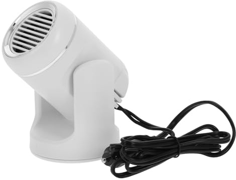 Yosadier Riscaldatore Elettrico 24V Per Auto Con Funzione Doppia Di Riscaldamento E Raffreddamento Ventola Rotante a 360° Per Sbrinatore Parabrezza Stufetta Portatile Compatta Per Veicoli Inverno