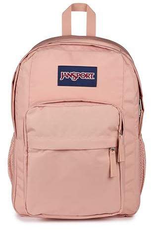 JANSPORT Big Day Pack Zaino grande, scomparto per laptop 15in, 43.5 x 19 x 32.5 cm, Misty Rose, Rosa