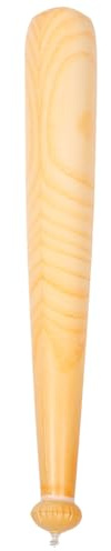 LALADEFIEE Mazza Da Baseball Gonfiabile in Pvc Effetto Venatura Legno 75 Cm, Giocattolo Sportivo Per Bambini, Bomboniere Gonfiabili Per Feste a Tema Baseball, Gioco Versatile Indoor e Outdoor