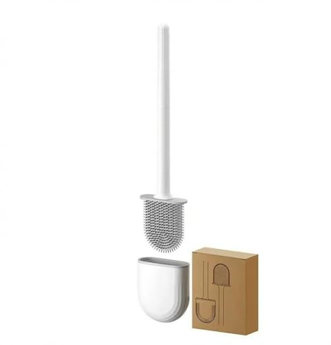 RV Essentials, RV Toilet Brush – Camper Must Have Silicone Toilet Brush for Travel Trailer, Wall Mounted Toilet Brush-Anti-Roll, Anti-Drip Design, Suitable for RV Travel Trailers and Campers