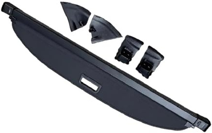 QINSHU Cache-Bagages pour Tesla pour Modèle Y pour Juniper 2025 2026 Organisateur Couverture Rideau Coffre Support Arrière Cloison Abri Bouclier Ombre Couverture Cargaison